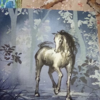 Year of Horse drawings - Asian