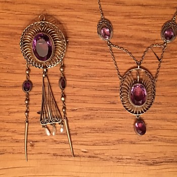 Theodor Fahrner Eric Kleinhempel Amethyst Pendant / Necklace - Fine Jewelry