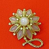 Verified Juliana Flower Brooch