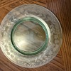 Uranium Depression Glass, Green, Pattern? 