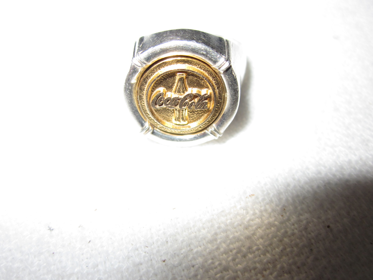 Found a silver and gold coke ring Collectors Weekly