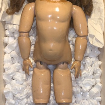 Antique Simon & Halbig (dcp) Bisque Head Jointed Body Germany Made Doll CA. 1898 ? - Dolls