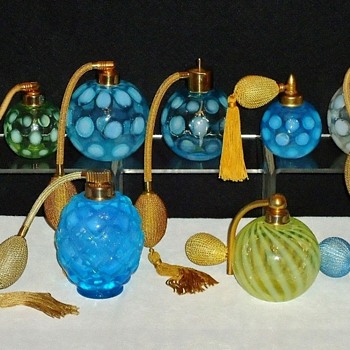 Fenton Art Glass made for DeVilbiss Atomizers - Bottles