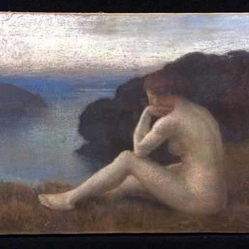 René Ménard - Symbolist Pastel on Canvas - Fine Art