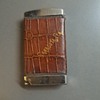1920's? travel size Alligator souveneer Cheroots case with cutter.