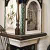 20th Century American Paint-Decorated Grandmother Pencil Chiming Clock