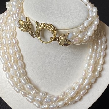 Antique pearl necklace  - Fine Jewelry