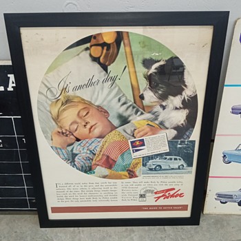 1942 Chevrolet and Fisher Body posters - Advertising