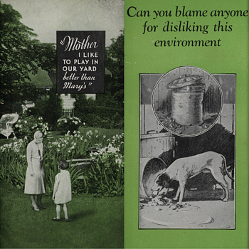 Vintage 1920 Majestic Underground Garbage Receiver Brochure - Paper