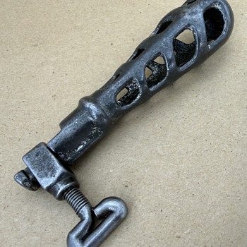 Circa 1907 Cast Iron File Handle - Tools and Hardware