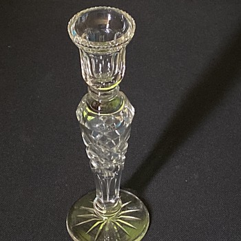 Antique/vintage Glass candlestick  - Lamps