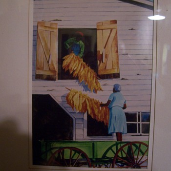 Ivy Hayes "STORING DAY" print or painting - Fine Art