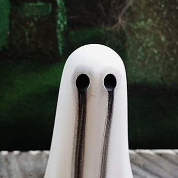 "Phantom Ghost" White with Black Tears York Ghost Merchants Guild Room St. Saviourgate - Arts and Crafts