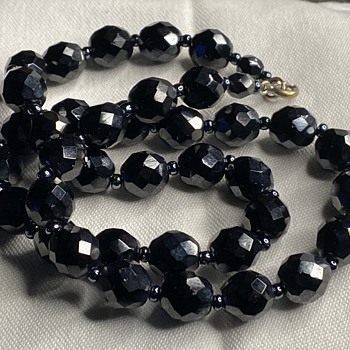 Vintage faceted necklace  - Fine Jewelry