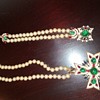 Trifari crown jewels of India Maltese cross necklace and 