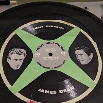 Tony Perkins and James Dean vinyl record interview. - Movies