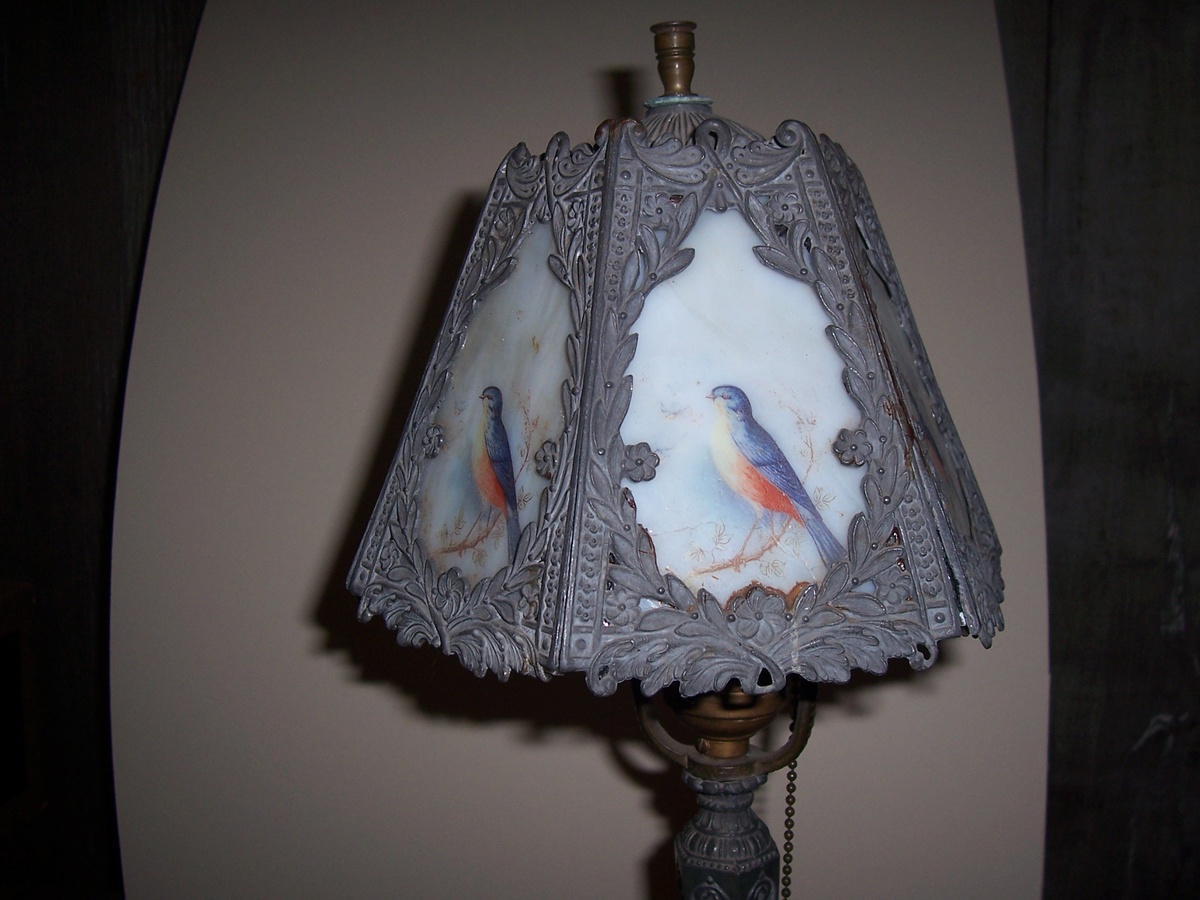 PEWTER BLUEBIRD LAMP Collectors Weekly