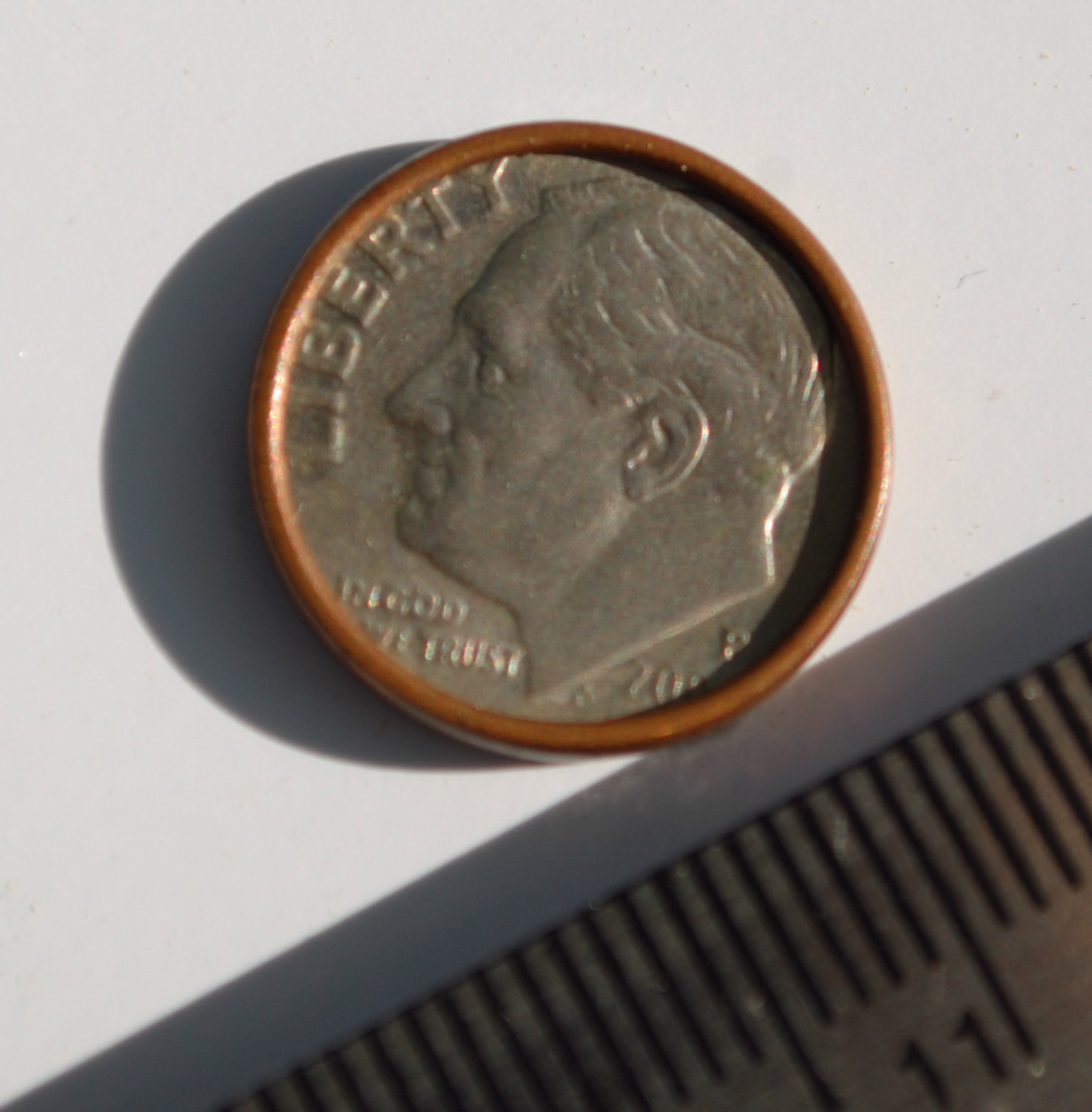 Dime 200 With Raised Copper Edges Collectors Weekly