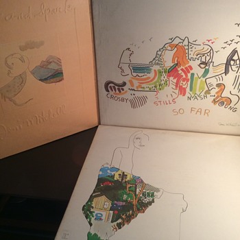  Joni Mitchell 1970+74,Crosby,Stills,Nash,Young74,,Joni’sArtwork