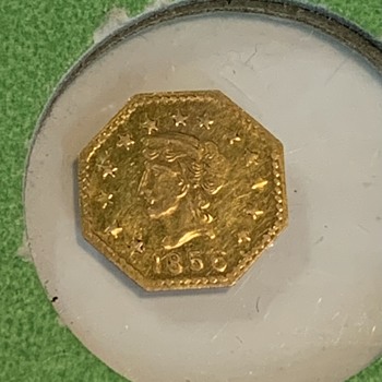 California Fractional Gold Coin 1/4 - US Coins