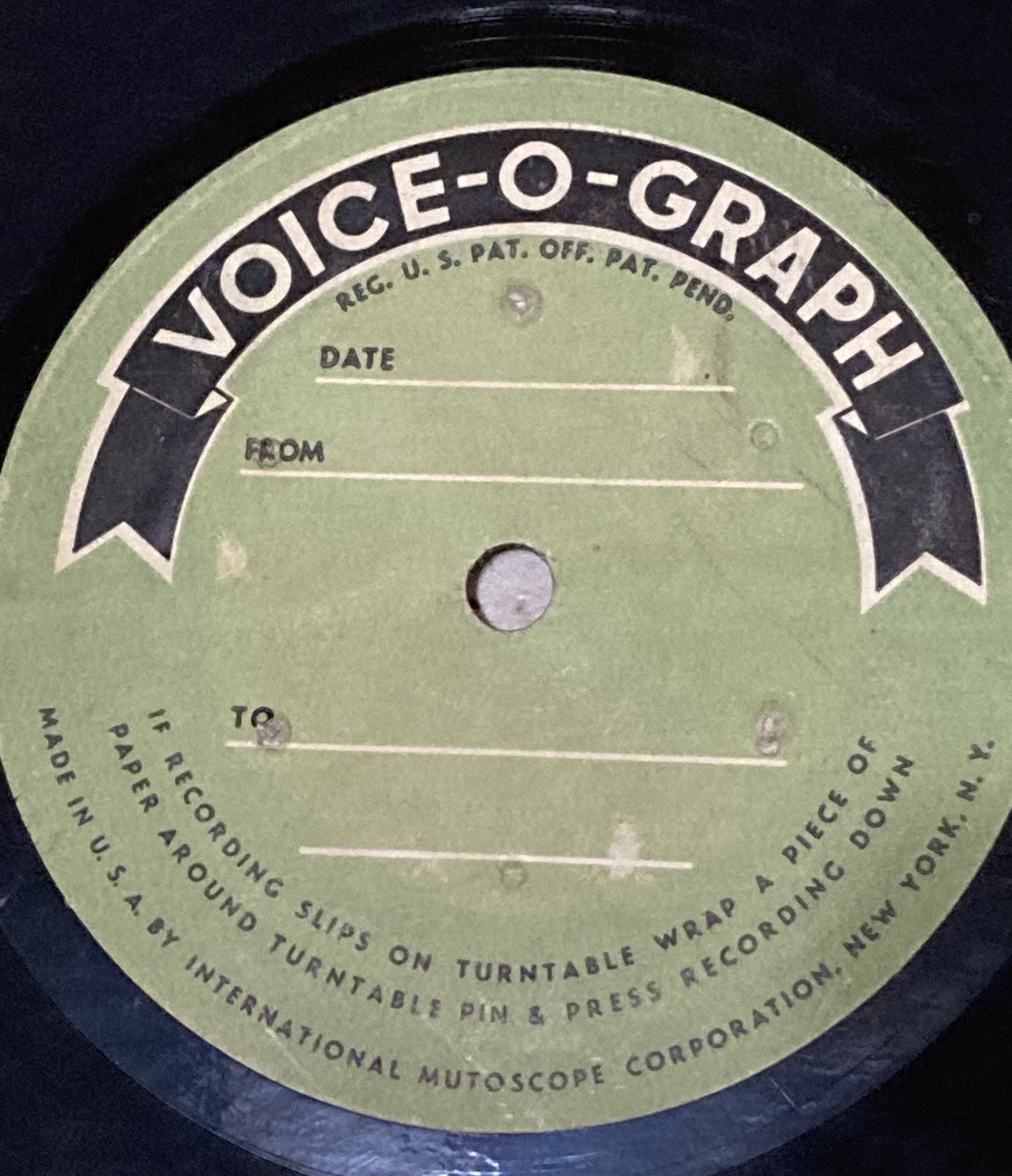 Vintage RecordioGram and VoiceOGraph records Collectors Weekly