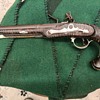 Flintlock Pistol, Curly Maple with German Silver fittings. .45 cal. 