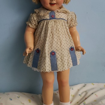 20 inch composition shirley temple - Dolls