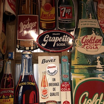 Soda Bottle Sign Collection - Signs