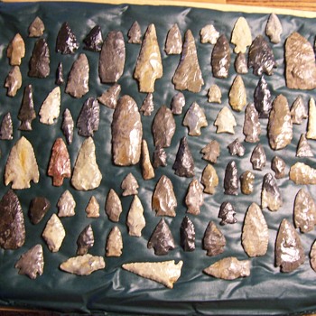 artifacts from my father-in-laws farm - Native American