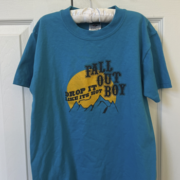 Autographed Fall Out Boy Shirt from 2004 HFStival  - Mens Clothing