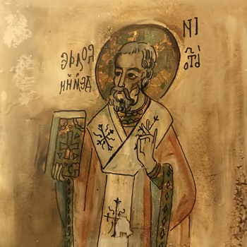 Religious painting on glass? - Fine Art