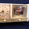 1950's German made Musical clock 6" wide 4" tall 