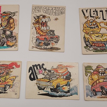 1970 Donruss Odder Odd Rods Stickers - Cards
