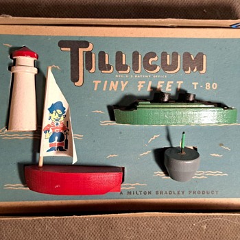 Tillicum Toys Tiny Fleet by Milton Bradley Circa 1930s