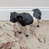 Painted Cast Iron Cow