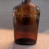 Amber Bottle possibly Seagrams Embossed bottle cap