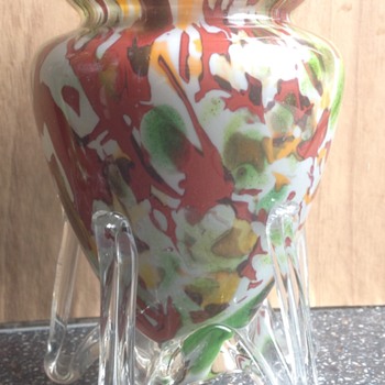 5 knee vase - Art Glass