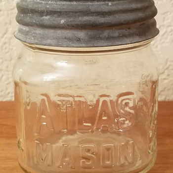 Vintage Zinc Canning Cap With Milk Glass Liner For Cokeman1959 (and Anybody Else Who Loves Such Things) - Bottles