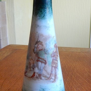 Opaline Glass Vase - Victorian Era