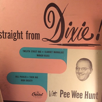 Straight  from Dixie Pee-wee hunt in 1950,,on  Capital45vinyl 