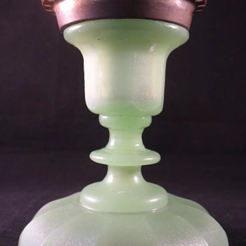 Uranium glass, lamp base? - Glassware