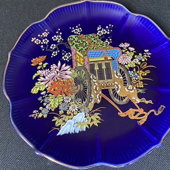 Antique plate - Asian