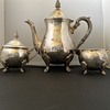 Antique silver coffee set