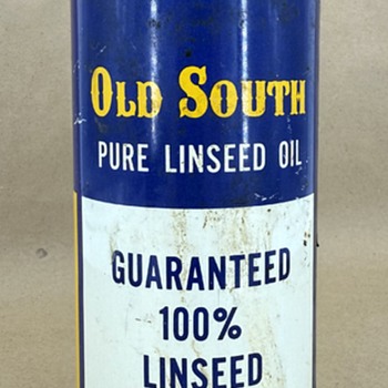 Old South Pure (Boiled) Linseed Oil, Southland Paint Co, Gainesville, Texas - Furniture