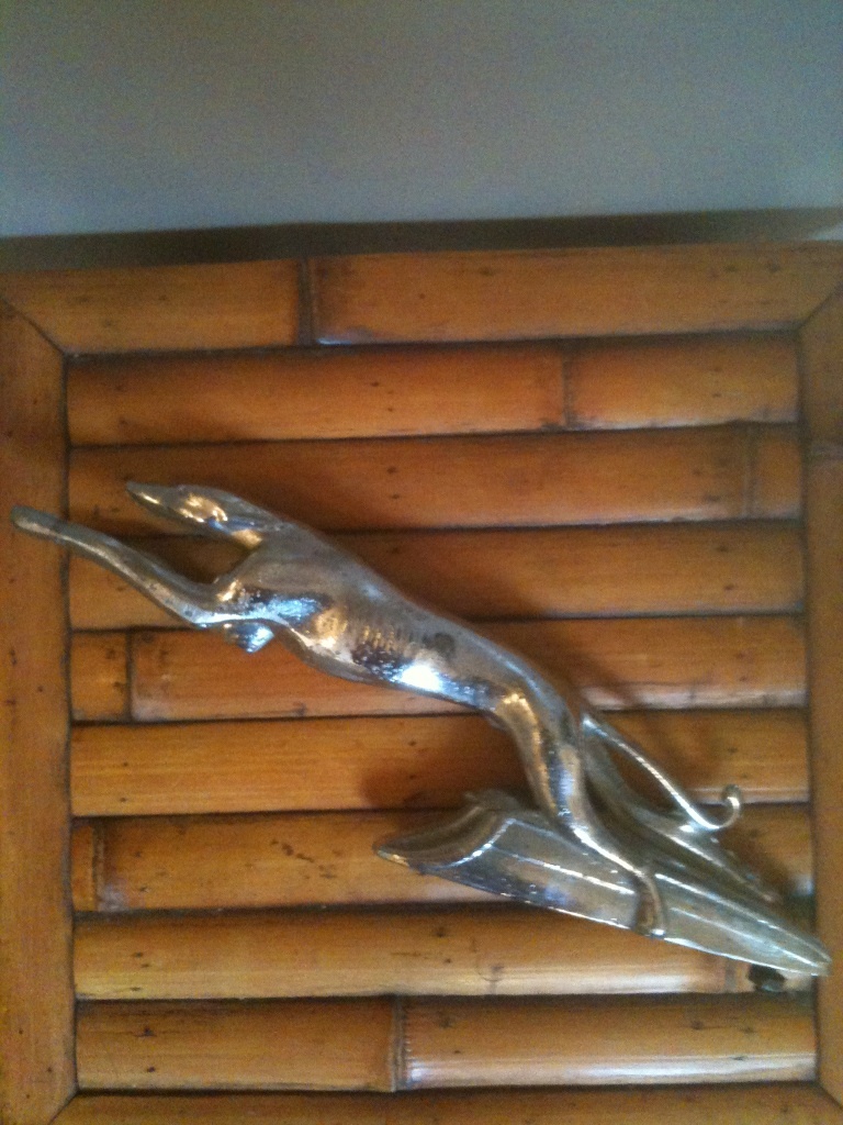 Vintage Greyhound Hood Ornament – Rare Ford Lincoln Car Mascot – Made In USA