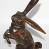 Another Pierre Chenet Bronze Hare Sculpture