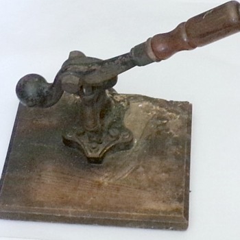 Frederick Ullmer Eyeletting Machine - Office