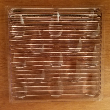 Vintage Prismatic Glass Tile - Art Glass