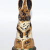 Victorian Era Cast Iron Rabbit Paperweight