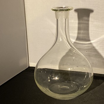 Hand blown Decanter  - Art Glass